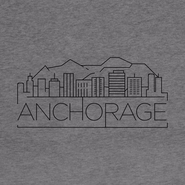 Anchorage Minimal Skyline by kursatunsal